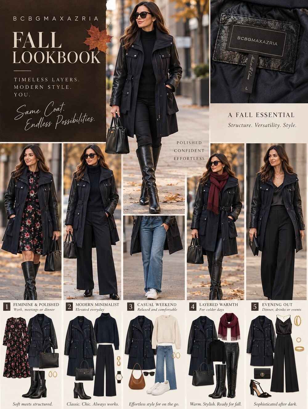 🍁🍂Women's Navy and Black Jacket